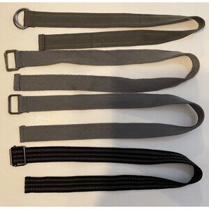 Teen Boys Mens Belt Lot 30 32 34‎ Gray Black